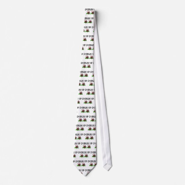 Dublin Up St Patricks Day Tie (Front)