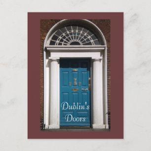 Dublin's Doors postcard