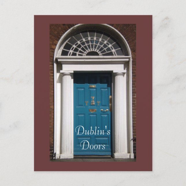 Dublin's Doors postcard (Front)