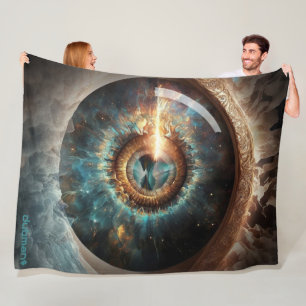 Dubman Designs: Eye of God, River of Hope Fleece Blanket