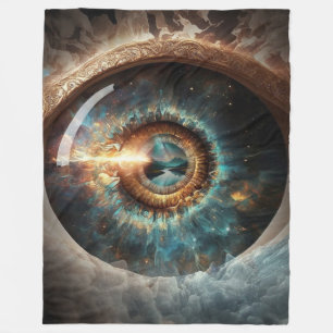 Dubman Designs: Eye of God, River of Hope Fleece Blanket