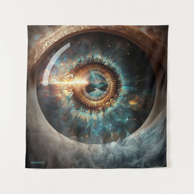 Dubman Designs: Eye of God, River of Hope Tapestry (Front)