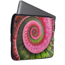 Dubman Designs: Glowing Pink and Green Fibonacci