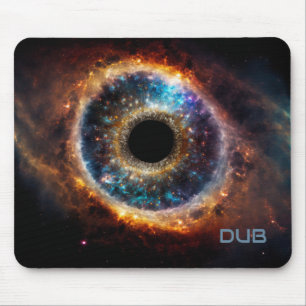 Dubman Designs: Universal Eye, Celestial Galaxy Mouse Mat