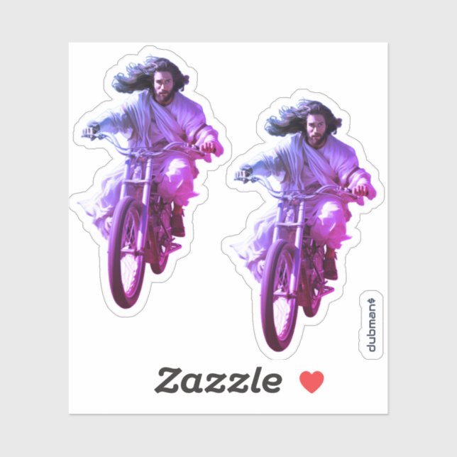 Dubman Does Design: Jesus on Wheels, Heaven sent (Sheet)