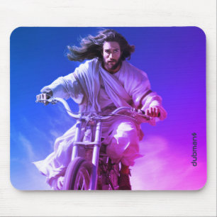 Dubman Does Design: Jesus on Wheels, Heaven sent Mouse Mat
