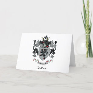 DuBois Family Crest Blank Note Cards
