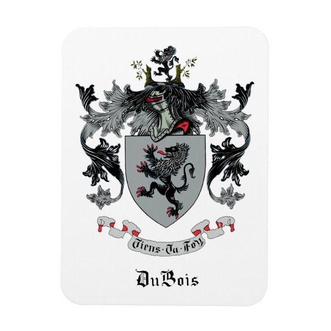 DuBois Family Crest Magnet (Vertical)