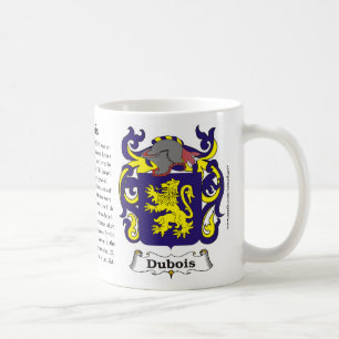 Dubois, the Origin, the Meaning and the Crest on a Coffee Mug