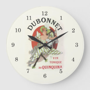 Dubonnet Lady Wall Clock