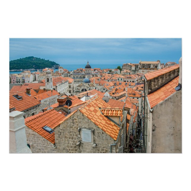 Dubrovnik city center poster (Front)