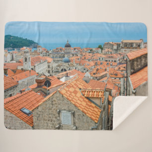 Dubrovnik city center sherpa blanket