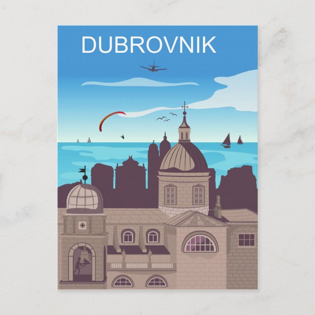 Dubrovnik city postcard (Front)