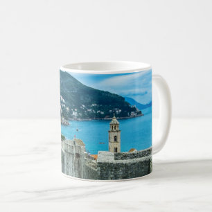 Dubrovnik city wall coffee mug
