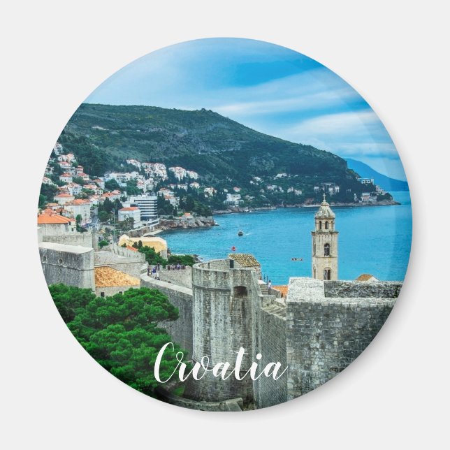 Dubrovnik city wall magnet (Front)