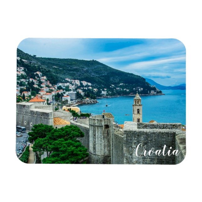 Dubrovnik city wall magnet (Horizontal)