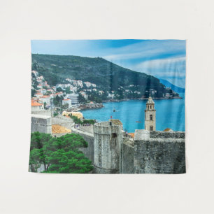Dubrovnik city wall tapestry