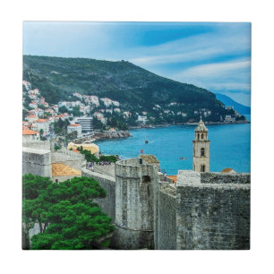 Dubrovnik city wall tile