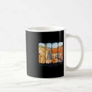 Dubrovnik City Walls Croatia Travel Brushstroke So Coffee Mug