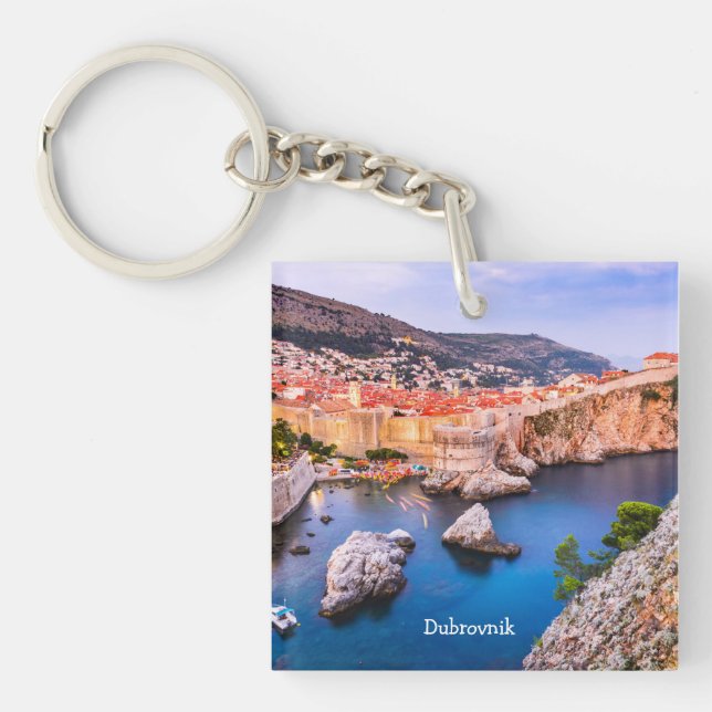 Dubrovnik Croatia Key Ring (Front)