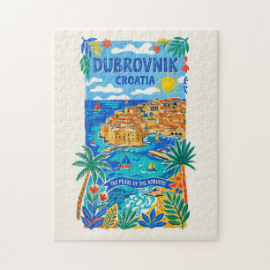 Dubrovnik, Croatia Pearl of the Adriatic Jigsaw Puzzle