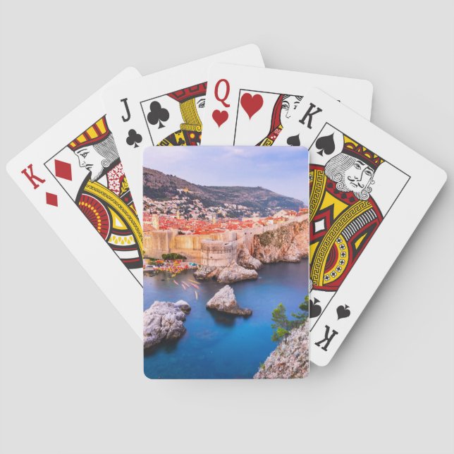 Dubrovnik Croatia Playing Cards (Back)