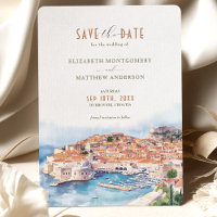Dubrovnik Croatia Save the Date Destination