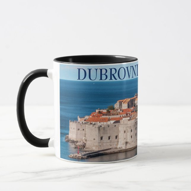 Dubrovnik Croatia Scenic Mug (Left)