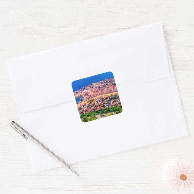 Dubrovnik Croatia Square Sticker (Envelope)