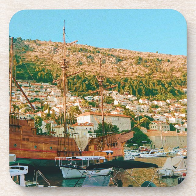 Dubrovnik Croatia Travel Coaster (Front)