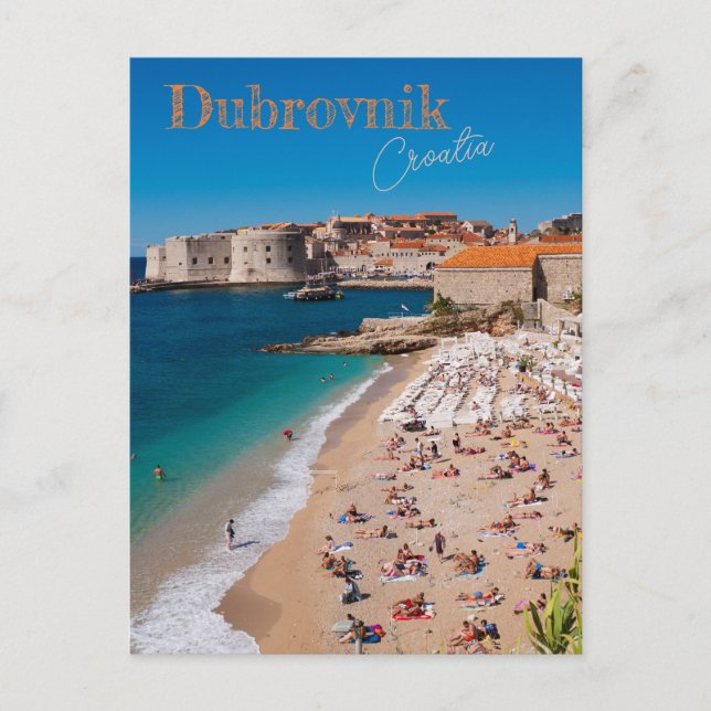 Dubrovnik Croatia Travel Postcard (Front)
