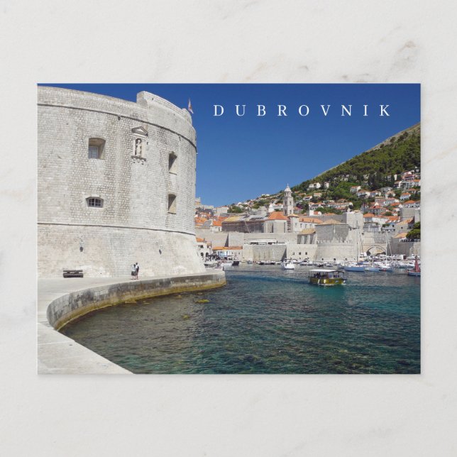 Dubrovnik Fortress view postcard (Front)