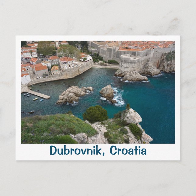 Dubrovnik from Above Postcard (Front)