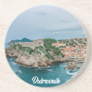 Dubrovnik harbor and city center coaster