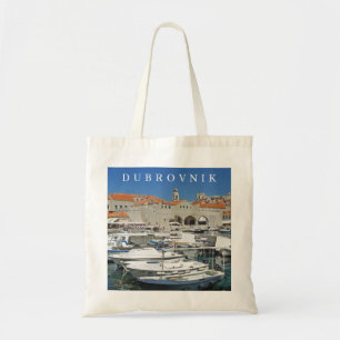 Dubrovnik harbour tote bag