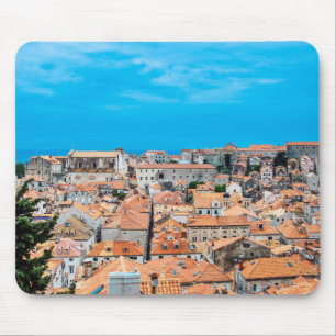 Dubrovnik historic center mouse mat