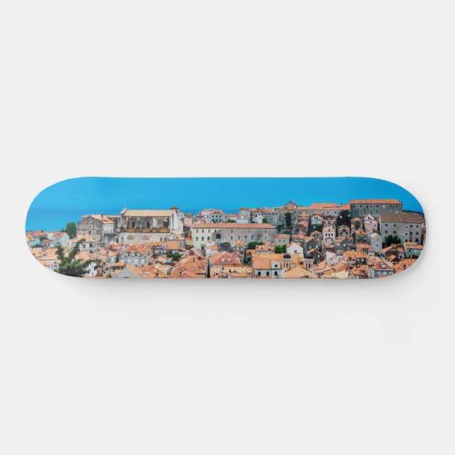 Dubrovnik historic center skateboard (Horz)