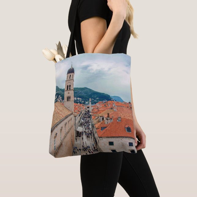 Dubrovnik main street, Croatia Tote Bag (Close Up)