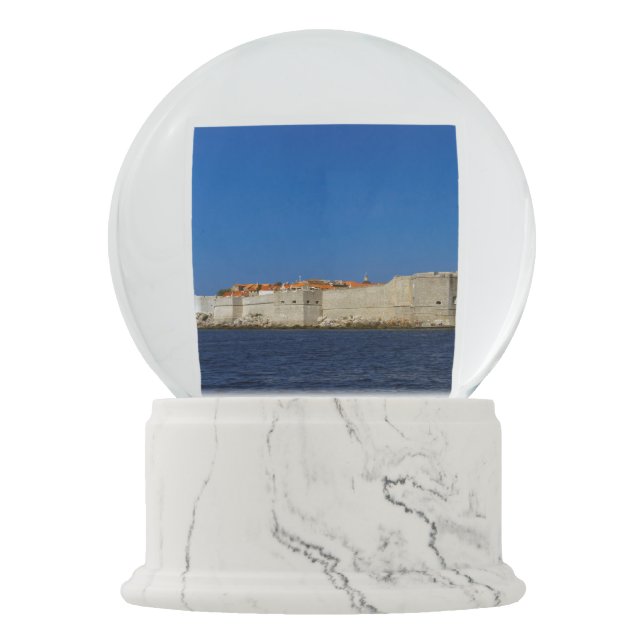 Dubrovnik old city, Croatia Snow Globe (Front)