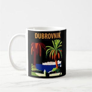 Dubrovnik, Palms on the Coast Coffee Mug