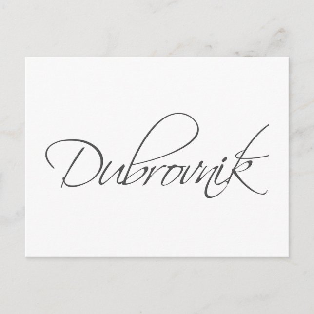 Dubrovnik Postcard (Front)