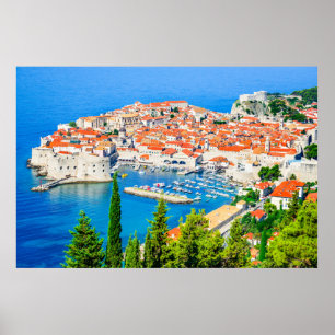 Dubrovnik poster, Croatia Poster