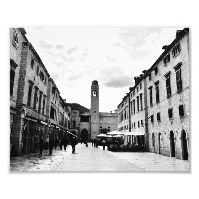 Dubrovnik Promenade Photo Print (Front)