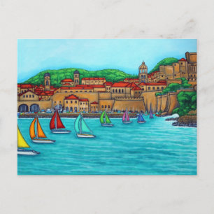 Dubrovnik Regatta by Lisa Lorenz Postcard