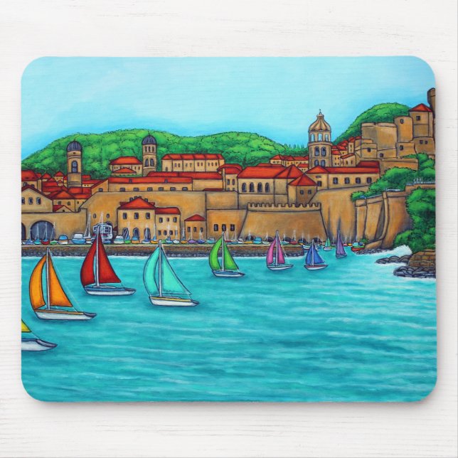 Dubrovnik Regatta Mousepad (Front)
