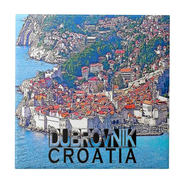 Dubrovnik Tile (Front)