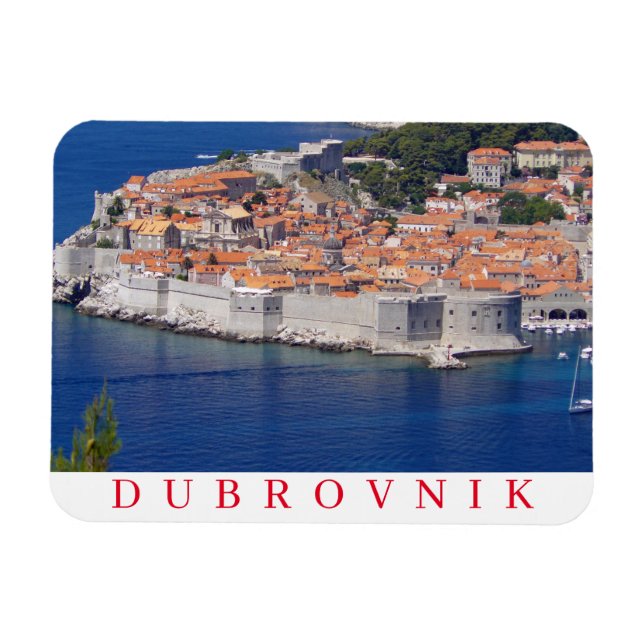 Dubrovnik view fridge magnet (Horizontal)