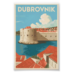 Dubrovnik vintage photo print