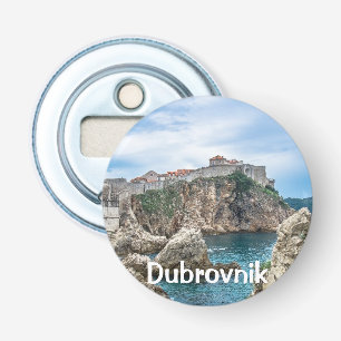Dubrovnik walls view from sea bottle opener