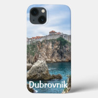Dubrovnik walls view from sea